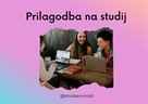 Radionica "Prilagodba na studij" - 28. listopada 2021.