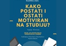 Radionica povodom Međunarodnog dana studenata "Kako postati i ostati motiviran na studiju?" - 17. studenoga 2021.