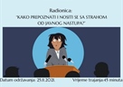 Radionica „Kako prepoznati i nositi se sa strahom od javnog nastupa?“ - 25. studenoga 2021.