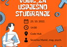 Radionica za studente „Vodič za uspješno studiranje“ - 25. 10. 2022.