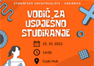 Radionica za studente „Vodič za uspješno studiranje“ - 25. 10. 2022.