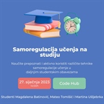 Radionica „Samoregulacija učenja na studiju“ - 27. 1. 2023.