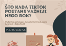 Radionica „Što kada TikTok postane važniji nego rok?“ - 17. travnja 2023.