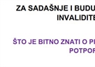 Brošura za sadašnje i buduće studente s invaliditetom - Što je bitno znati o pravima i oblicima potpore