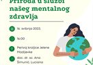 Radionica „Priroda u službi našeg mentalnog zdravlja“ -  16. svibnja 2023.