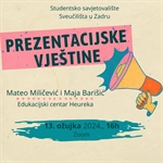 Online radionica „Prezentacijske vještine“ -  13. ožujka 2024.