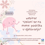 Webinar povodom obilježavanja Svjetskog dana mentalnog zdravlja