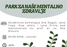 Radionica "Park za naše mentalno zdravlje"
