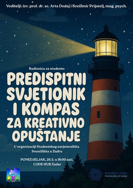 Radionica "Predispitni svjetionik i kompas za kreativno opuštanje"